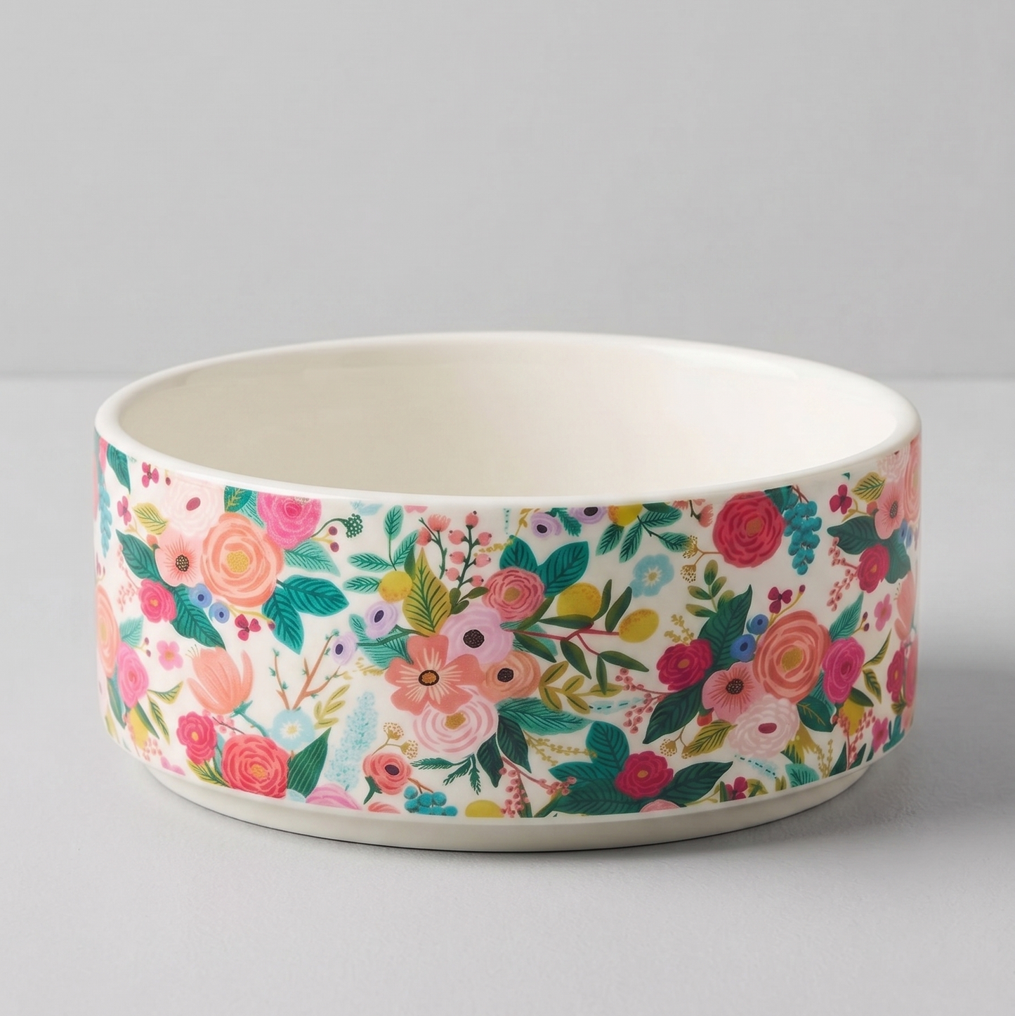 Comedero Ceramica Flowers