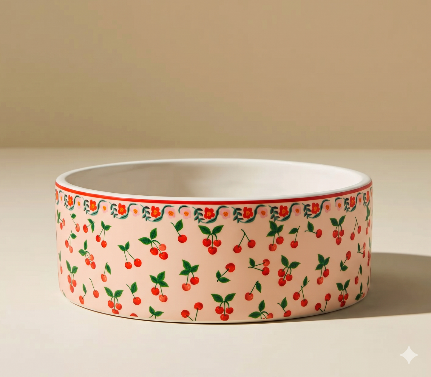Comedero Ceramica Flowers